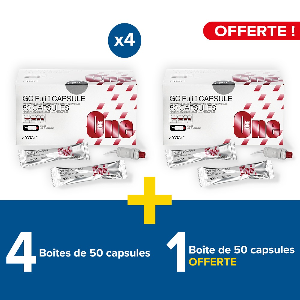 4 boîtes de 50 Fuji I capsule + 1 offerte