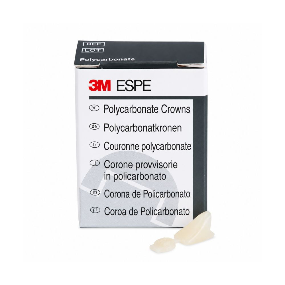 3M Couronnes provisoires en polycarbonate - boîte de 5