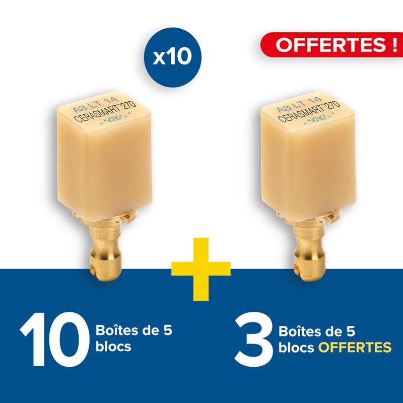 10 boîtes de taille 14L Cerasmart 270 pour Cerec GC + 3 offertes