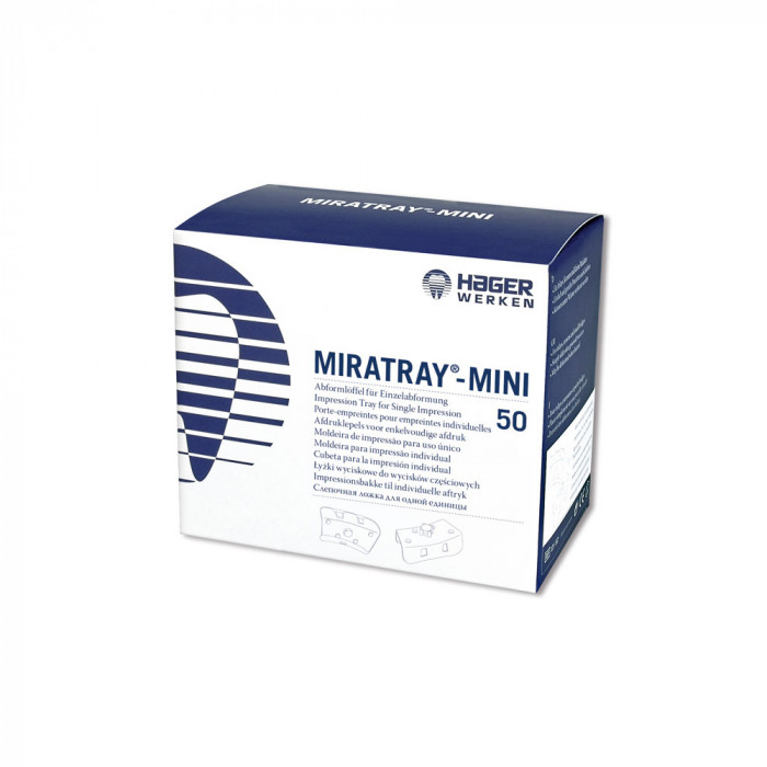 Miratray-Mini porte-empreintes - boîte de 50 Miratray-Mini porte-empreintes - boîte de 50