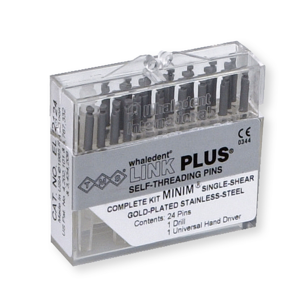 Tenons TMS LINK PLUS – Minim Silver, Single‑Shear (kit complet 24)