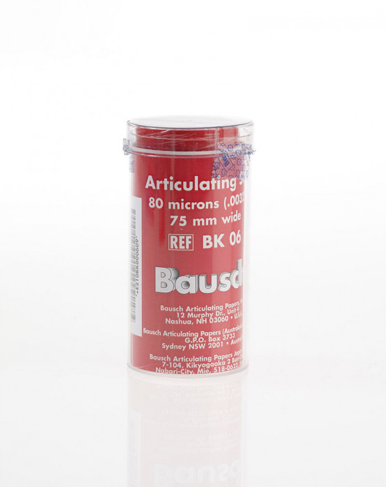 BK06 SOIE A ARTICULER ROUGE 80 MIC.80MM 3M BAUSCH BK06 SOIE A ARTICULER ROUGE 80 MIC.80MM 3M BAUSCH