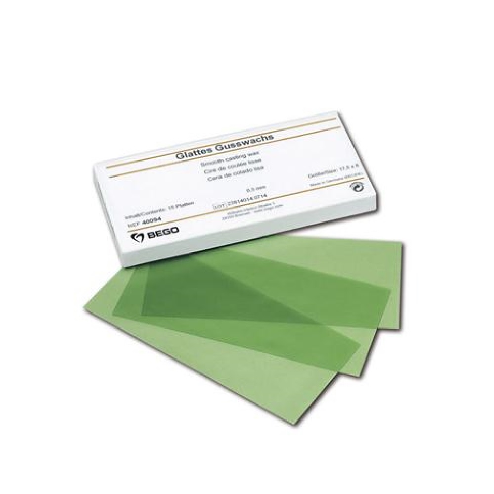 CIRE LISSE VERTE 0.5MM BOITE 250G             BEGO
