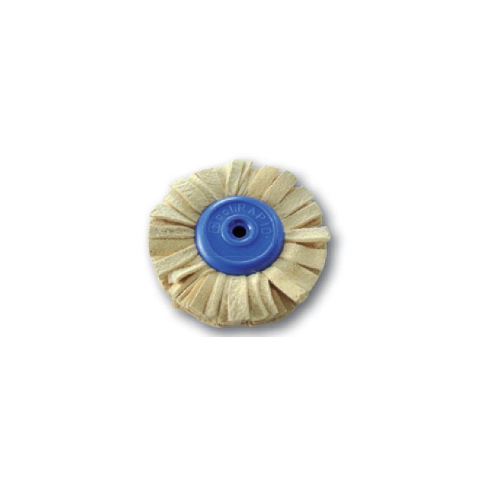 Brosse Frangee peau de chammois -  90mm