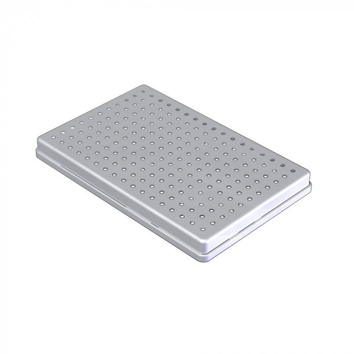 COUVERCLE INOX PERFORE 28 X 18 COUVERCLE INOX PERFORE 28 X 18