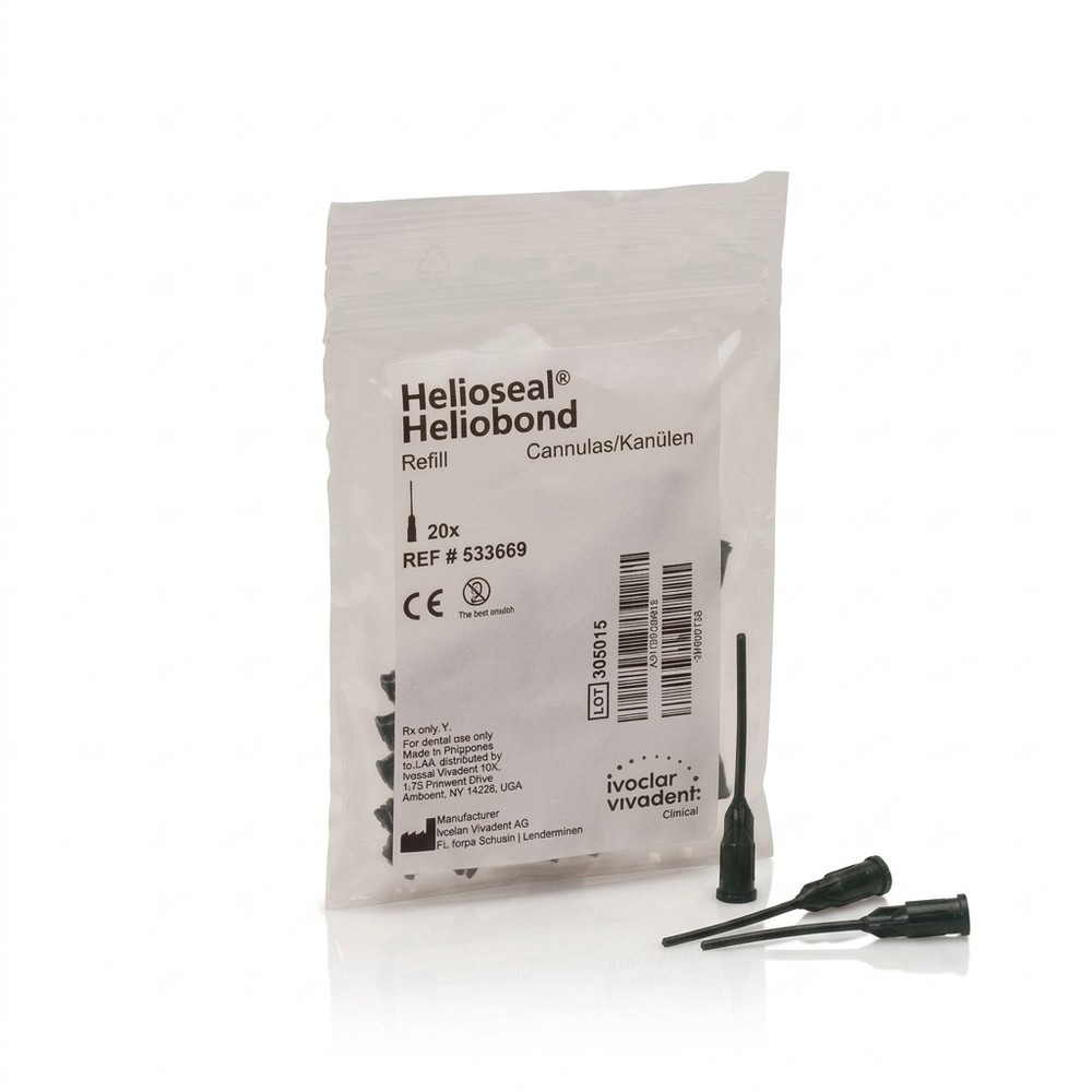 Canules pour Heliobond / Helioseal - sachet de 20