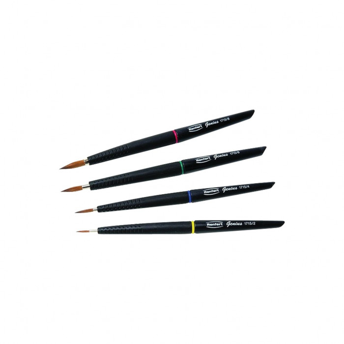 PINCEAUX GENIUS - KIT DE 4 PINCEAUX - RENFERT PINCEAUX GENIUS - KIT DE 4 PINCEAUX - RENFERT