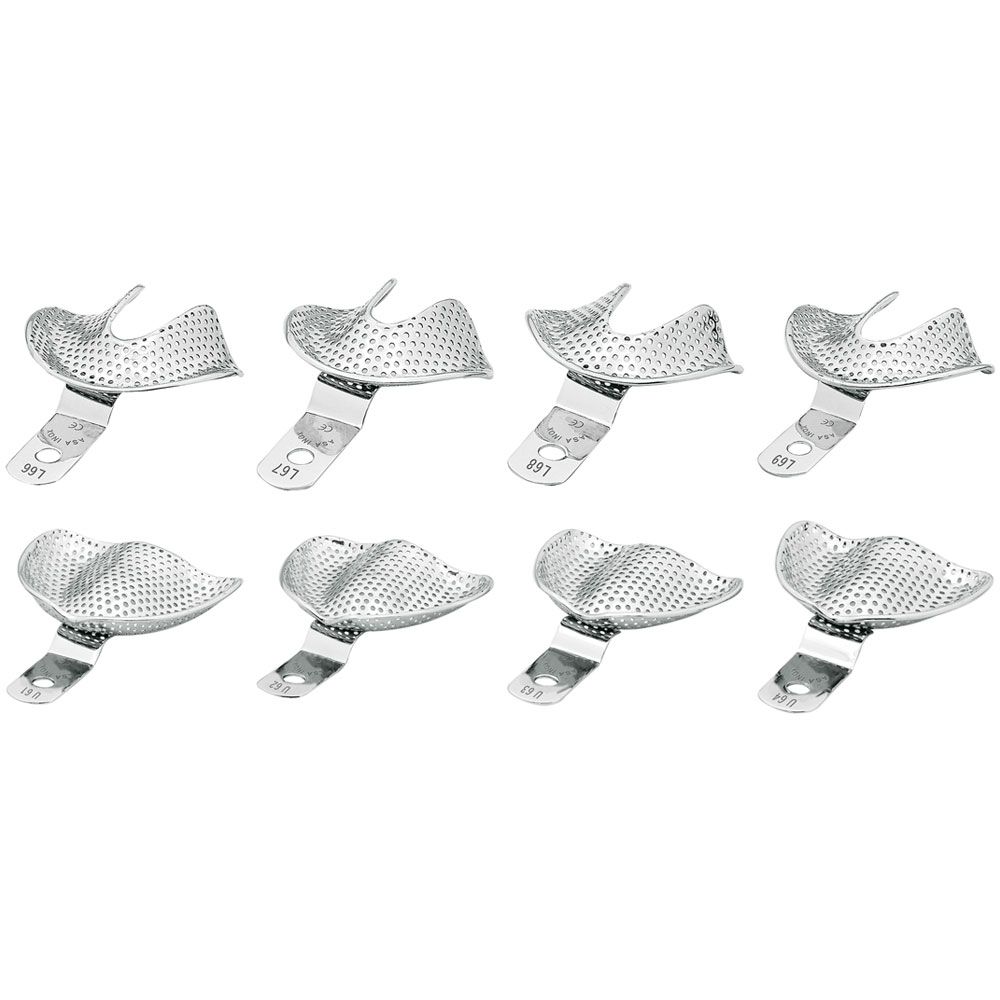 PORTE-EMPREINTES ÉDENTÉS INOX