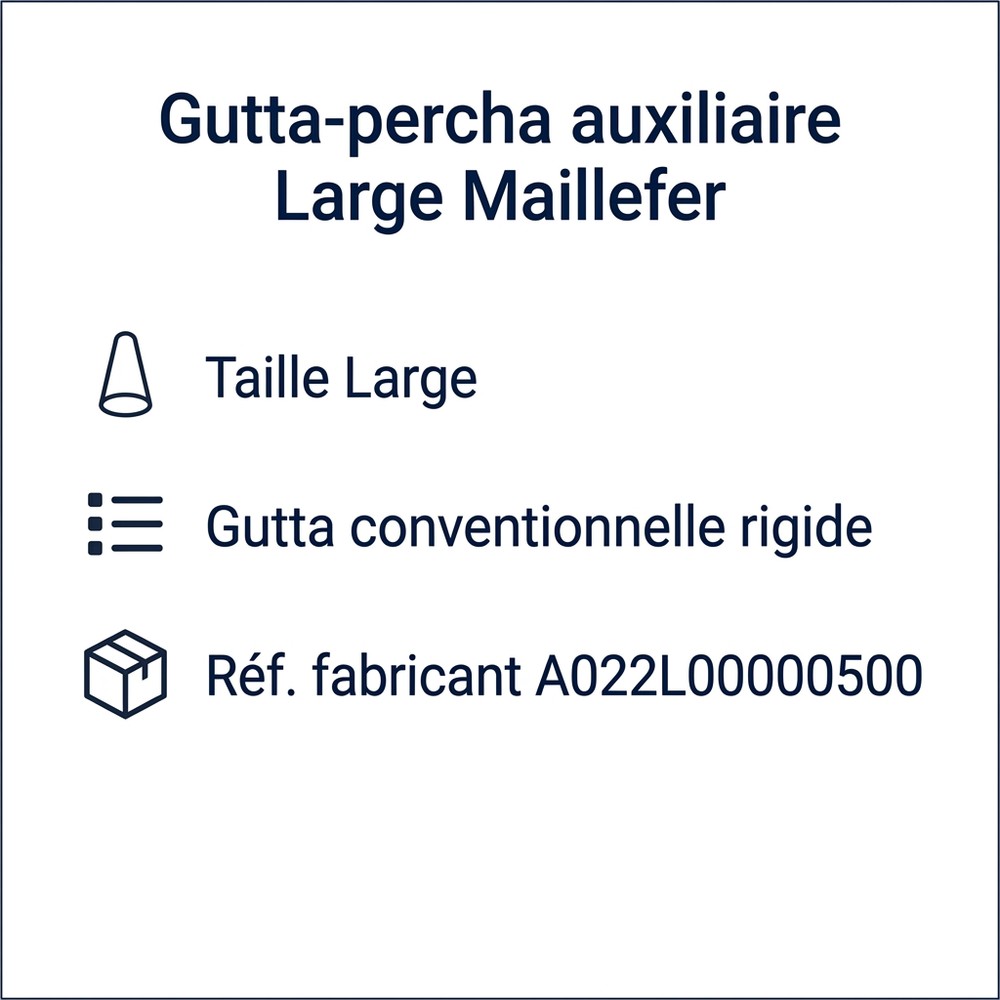 Gutta-percha auxiliaire Large Maillefer