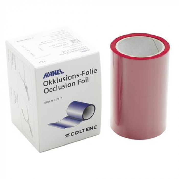 FEUILLE OCCLUSION ROUGE 12 MIC.1 FACE 80MM RLX 25M