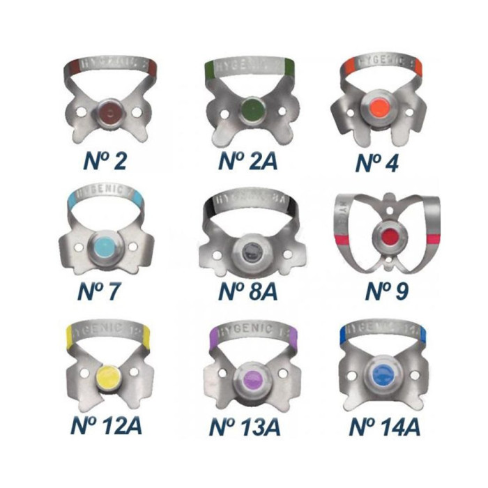 CRAMPONS A AILETTES AVEC CODE COULEURS MEGA Dental crampons-a-ailettes-avec-code-couleurs-mega-dental