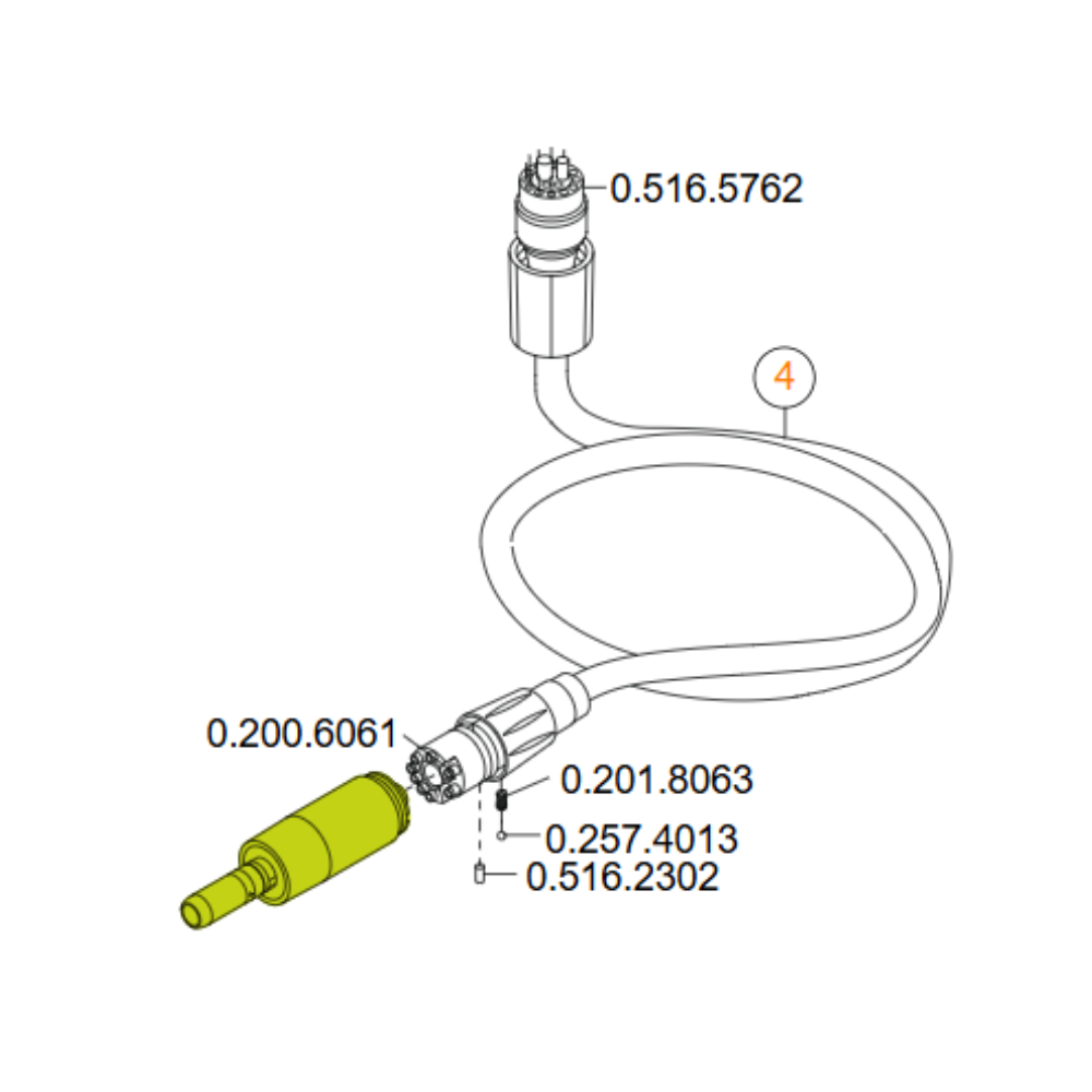 CORDON MICROMOTEUR KL-700 / 1066R REF 5165900 KAVO