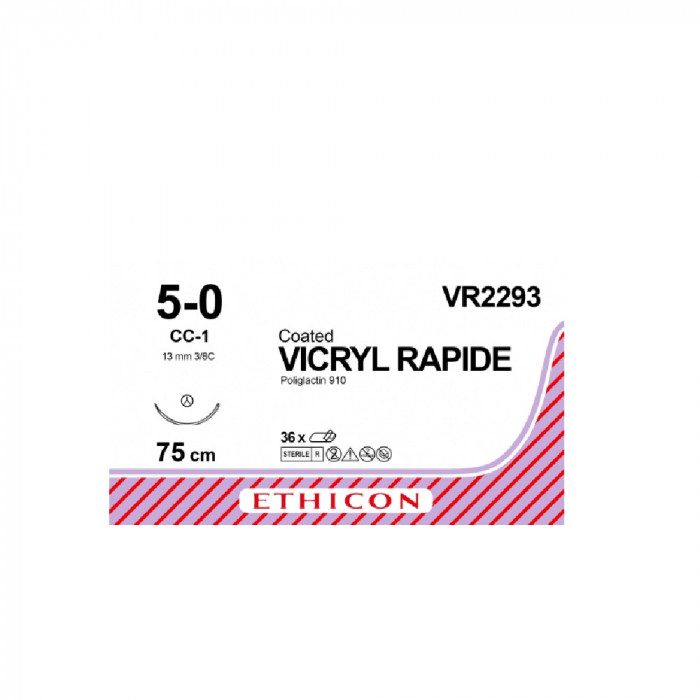 Fil Vicryl Rapide Vectral 5/0 VR2293 Fil Vicryl Rapide Vectral 5/0 VR2293