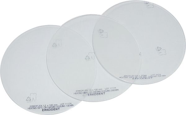 ERKOFLEX 125 X 125MM 1,50MM TRANSP.   ERKODENT