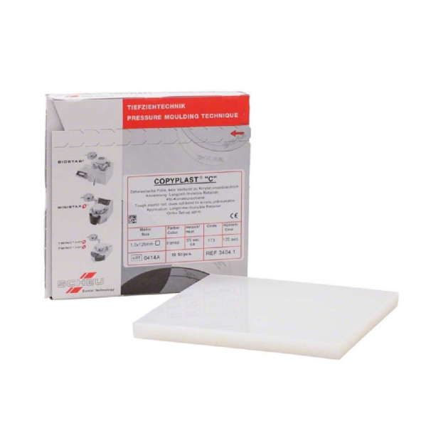 Thermoformage Copyplast C Carré 125 X 125mm (10) | MEGA Dental