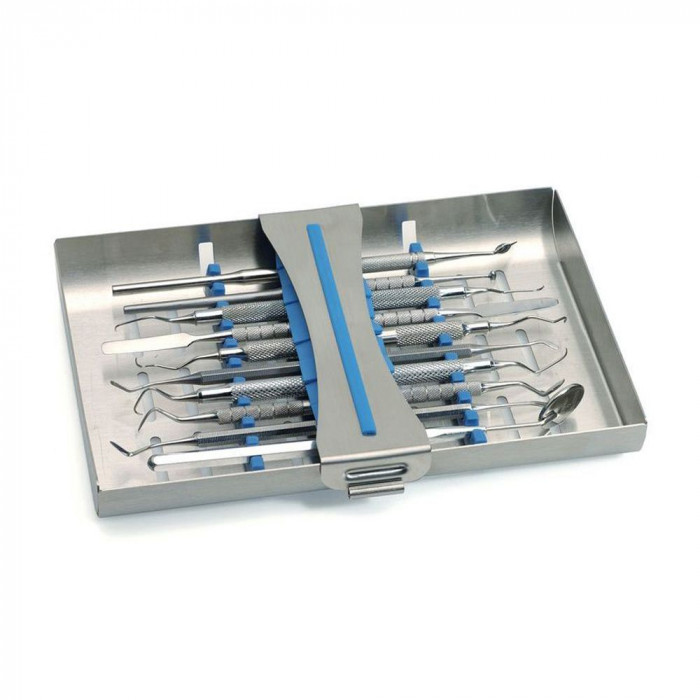 ERGO-CLIP 10 INSTRUMENTS SILICONE BLEU NICHROMINOX ERGO-CLIP 10 INSTRUMENTS SILICONE BLEU NICHROMINOX
