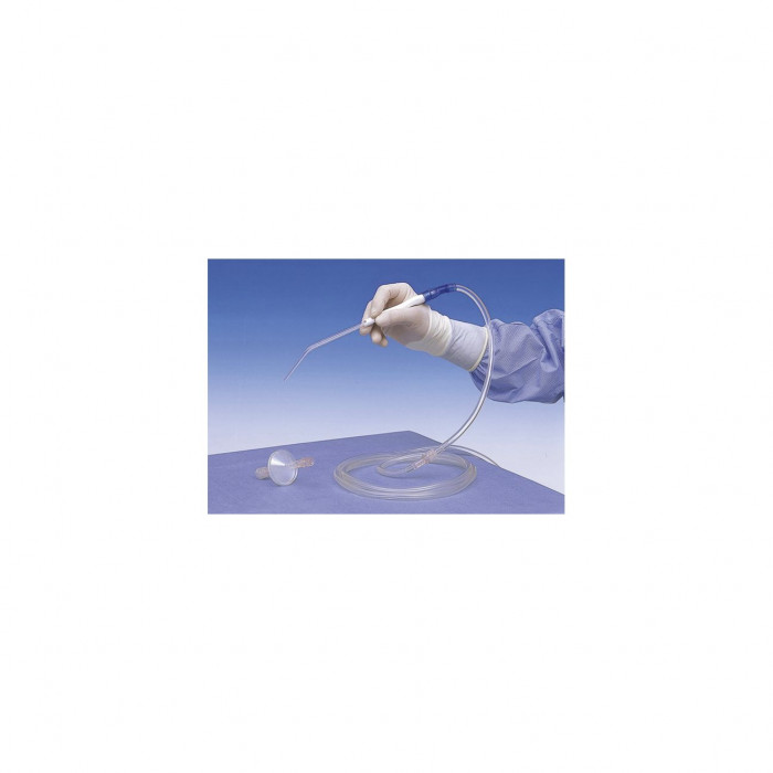 Aspiration Chirurgicale + Canule anatomique ASP61 + Prédisposition pour Filtre Aspiration Chirurgicale + Canule anatomique ASP61 + Prédisposition pour Filtre