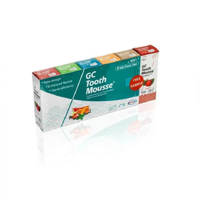 Tooth mousse - 5 tubes + 1 Tooth mousse - 5 tubes + 1