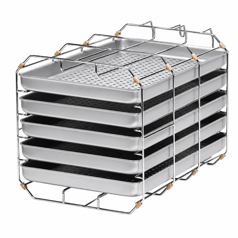 Support de 5 plateaux pour autoclave  