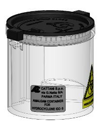 CASSETTE AMALGAME HYDROCYLONE NEW H.8CM    CATTANI