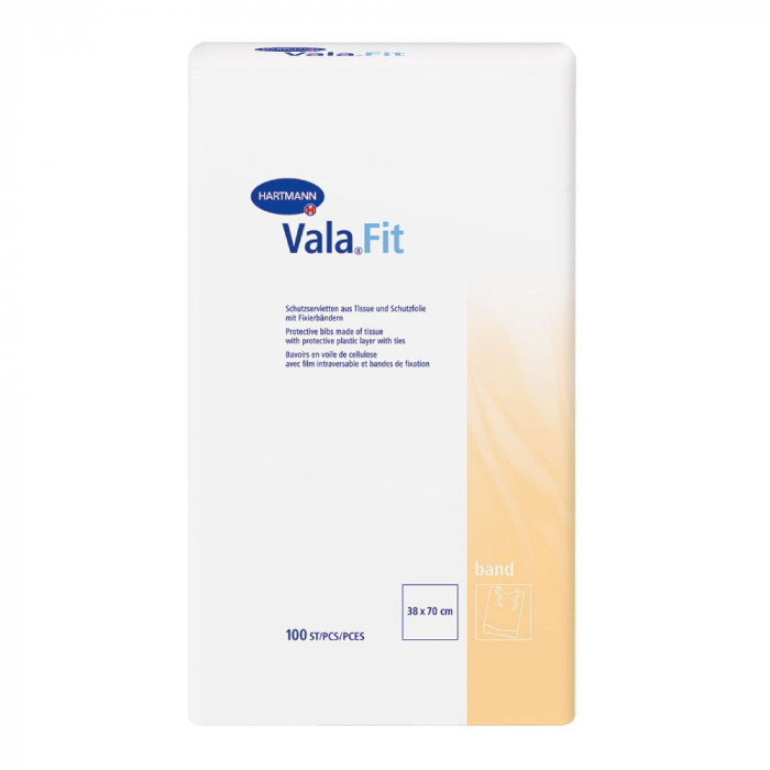 Bavoirs Valafit Plus 70 x 38 cm - boîte de 100 Bavoirs Valafit Plus 70 x 38 cm - boîte de 100