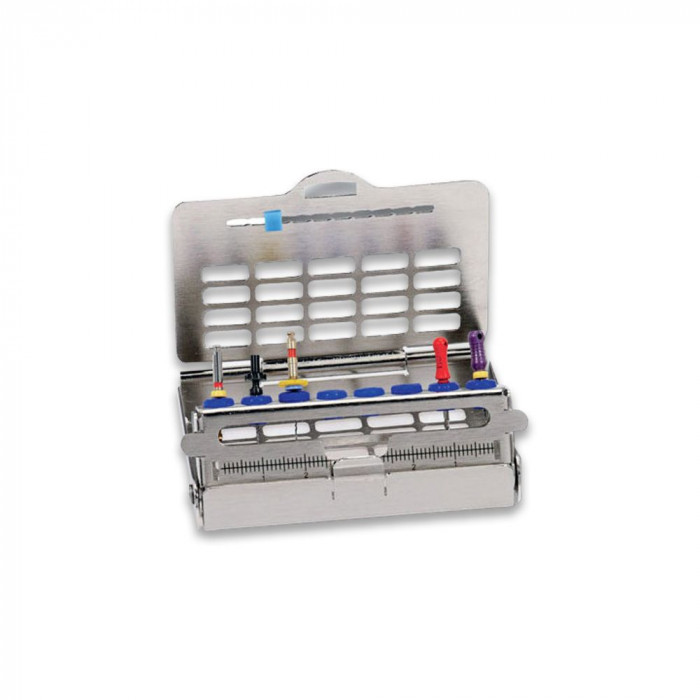 SUPPORT ENDO ULTRALIGHT 8 BLEU 84X59X19MM NICHOMINOX SUPPORT ENDO ULTRALIGHT 8 BLEU 84X59X19MM NICHOMINOX
