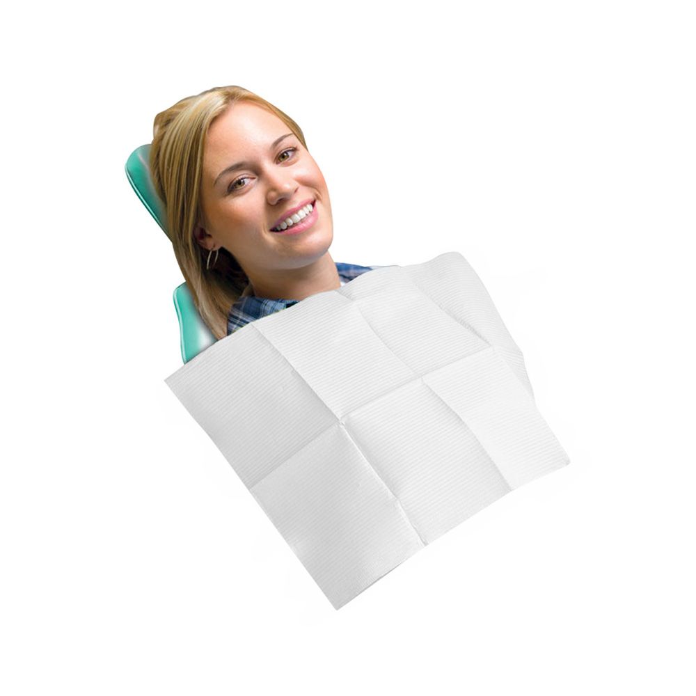 Tabliers Sani-Tab 48X33 Cm Blanc     Crosstex
