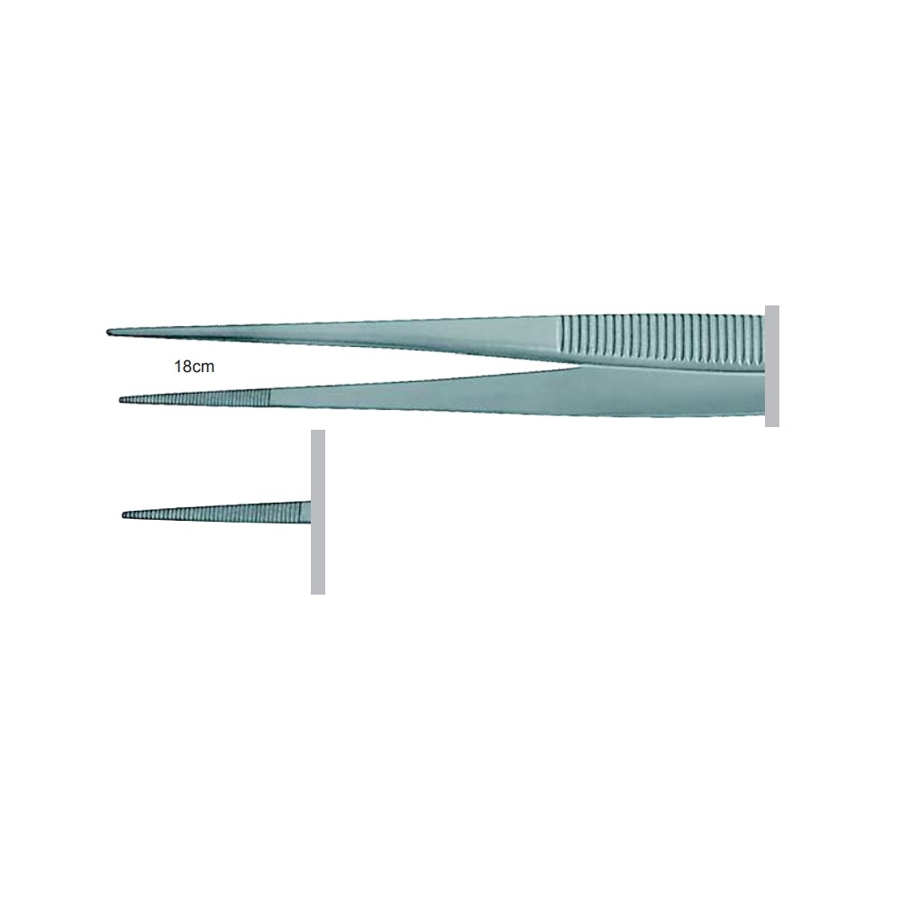 Precelle Chirurgical Droite Mors Stérile 18cm 