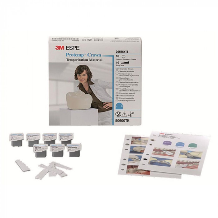 3M PROTEMP CROWN KIT ESSAI 50600TK 3M PROTEMP CROWN KIT ESSAI 50600TK