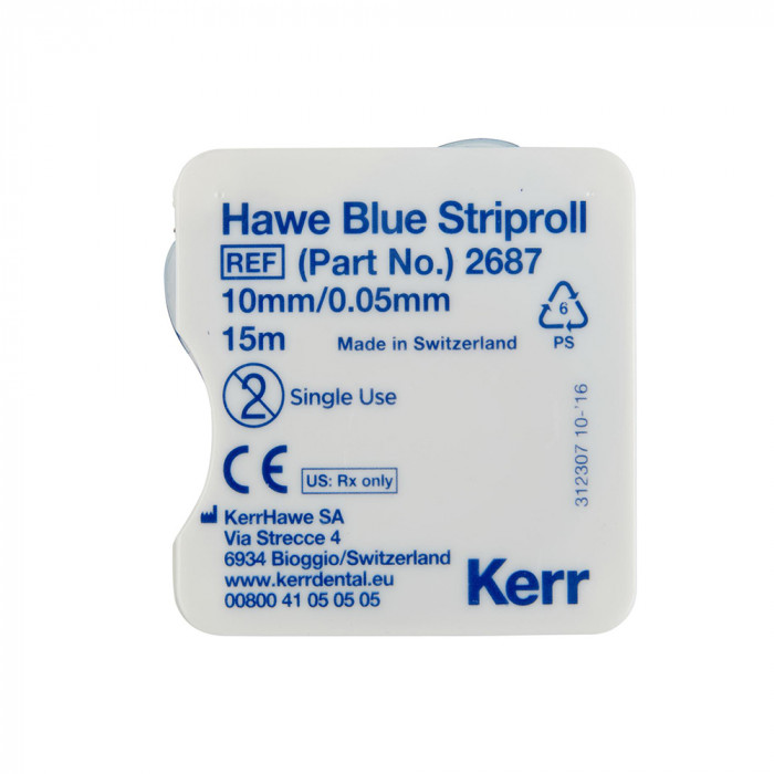 STRIP CELLULO BLEU 10MM 2687 KERR STRIP CELLULO BLEU 10MM 2687 KERR
