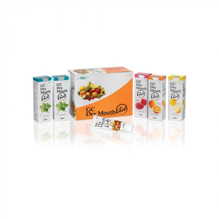 GEL DRY MOUTH PACK 10 TUBES ASSORTIS 003438 GC GEL DRY MOUTH PACK 10 TUBES ASSORTIS 003438 GC