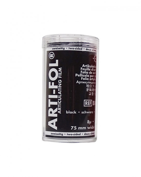 BK74 ARTI-FOL NOIR 75MM 2 COTES ROULEAU 15M BAUSCH BK74 ARTI-FOL NOIR 75MM 2 COTES ROULEAU 15M BAUSCH