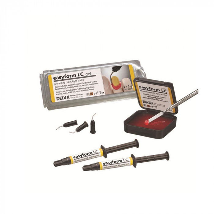 EASYFORM LC KIT GEL 3X3G + 10 AIGUILLE 03376 DETAX EASYFORM LC KIT GEL 3X3G + 10 AIGUILLE 03376 DETAX