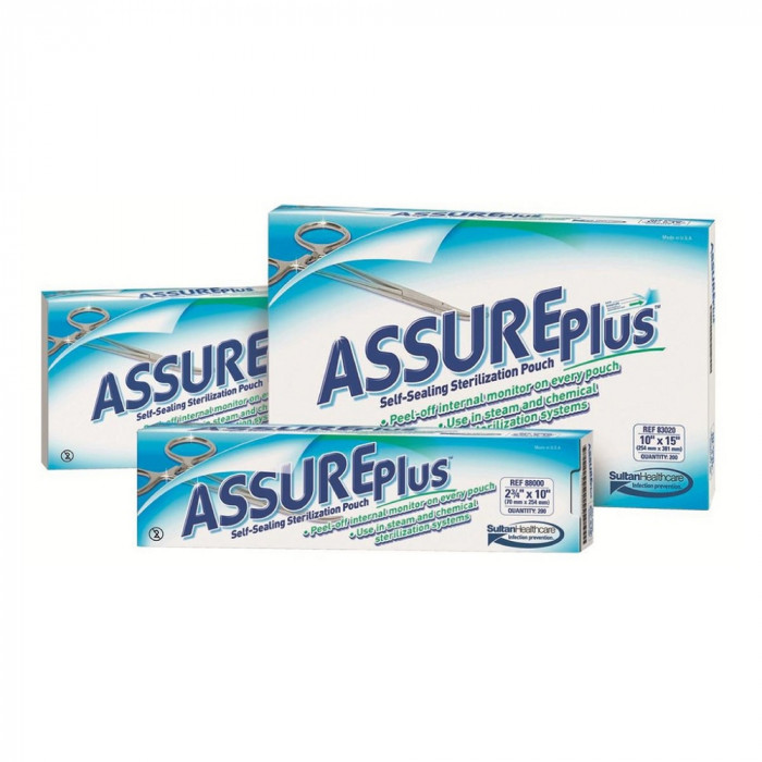 Assure Plus Pouches 133x191mm (200) 83075 Assure Plus Pouches 133x191mm (200) 83075