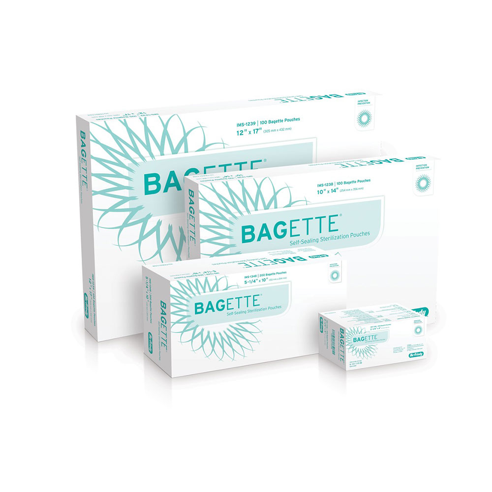SACHET STERILISATION 19X33CM BAGETTES IMS1237