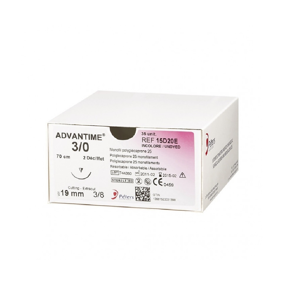 Sutures Advantime - boîte de 36