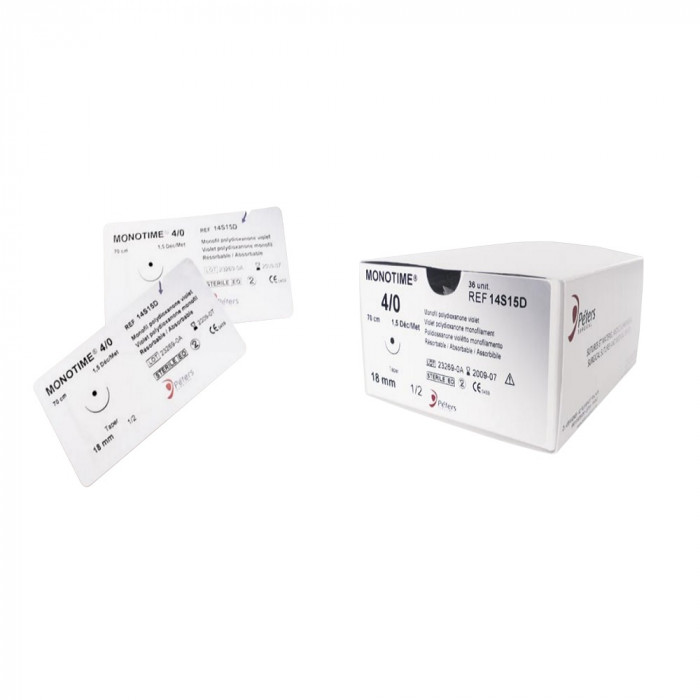 Suture Monotime 4/0 3/8 T19 70cm (36) Suture Monotime 4/0 3/8 T19 70cm (36)