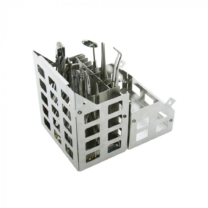 Cassette ortho avec clips et rails Cassette ortho avec clips et rails