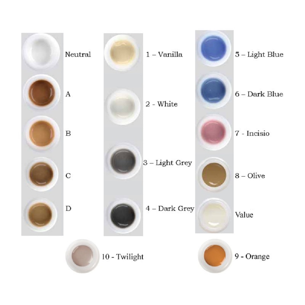 Initial IQ Lustre Pastes One Enamel Effect Shade 1 L-1 4g  