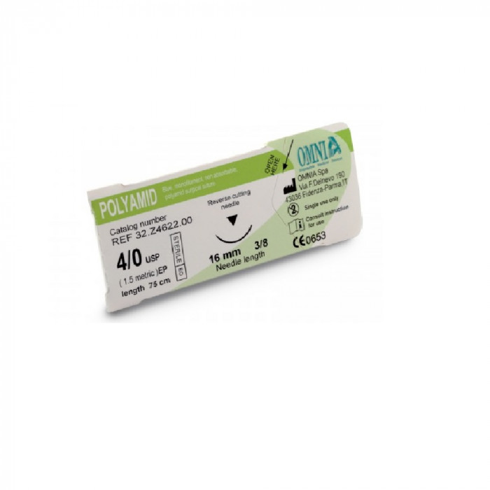 Fil Surgicryl Mono 5/0 AIG 3/8 16MM/75CM (12) Fil Surgicryl Mono 5/0 AIG 3/8 16MM/75CM (12)