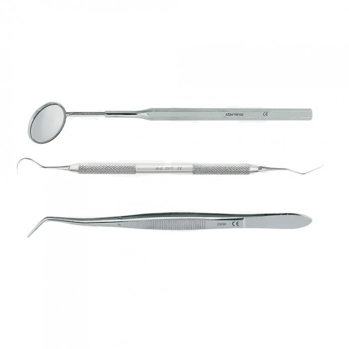 Kit sonde + miroir + explorateur + manche Kit sonde + miroir + explorateur + manche
