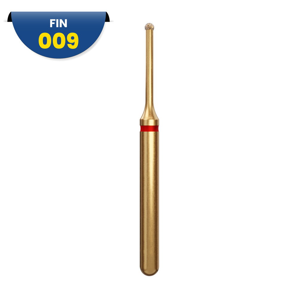 Fraise diamantée boule G801M 314 009 0.9F