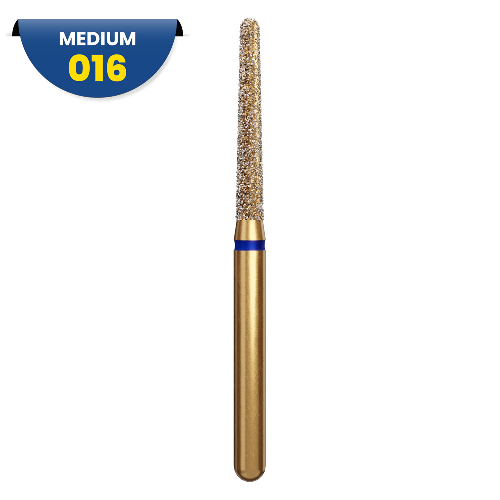 Fraise diamantée conique à bout rond long G850L 314 016 12M