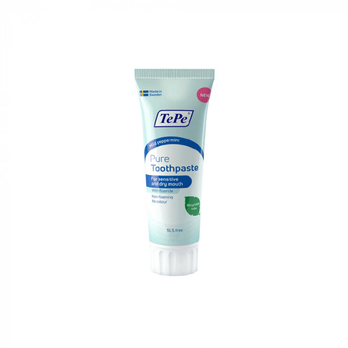 Dentifrice pour bouche sèche - menthe douce - tube de 75ml Dentifrice pour bouche sèche - menthe douce - tube de 75ml