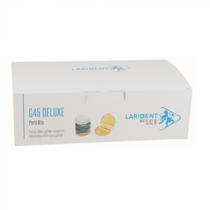 Boite ortho bite pailletée 8x7cm assortiment (20) Boite ortho bite pailletée 8x7cm assortiment (20)