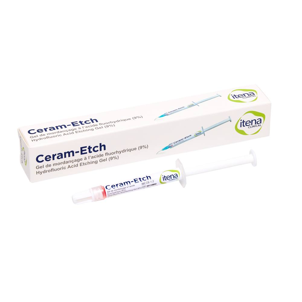 Ceram-Etch - seringue de 1.2 ml + 10 embouts