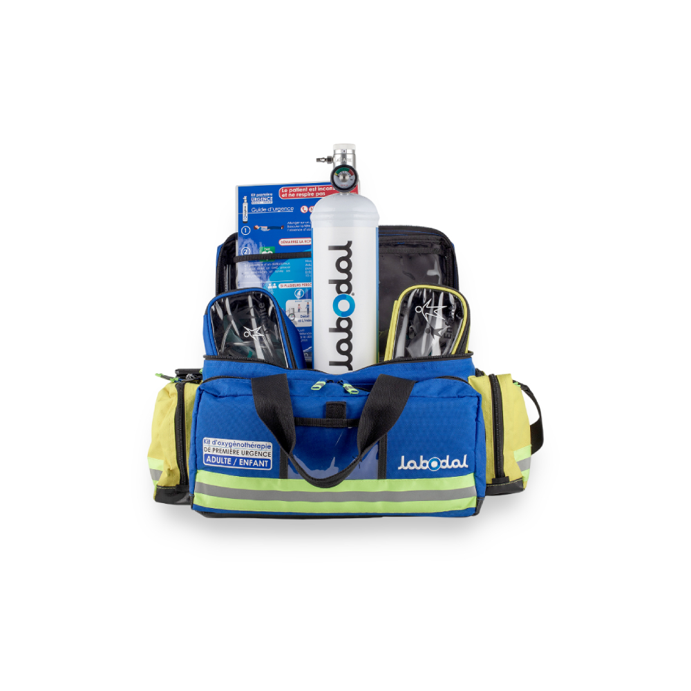 Sac Oxygène 2.2 litres + Manodétendeur + Masques 