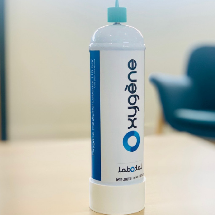 Bouteille d'oxygène 2.2 litres + Manodétendeur Bouteille d'oxygène 2.2 litres + Manodétendeur