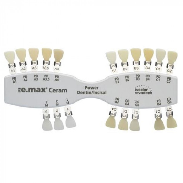 IPS EMAX CERAM POW DENT/INC SHADE GUIDE IVOCLAR IPS EMAX CERAM POW DENT/INC SHADE GUIDE IVOCLAR