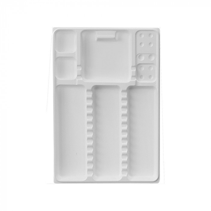 Plateaux usage unique biodégradable - boîte de 200 Plateaux usage unique biodégradable - boîte de 200